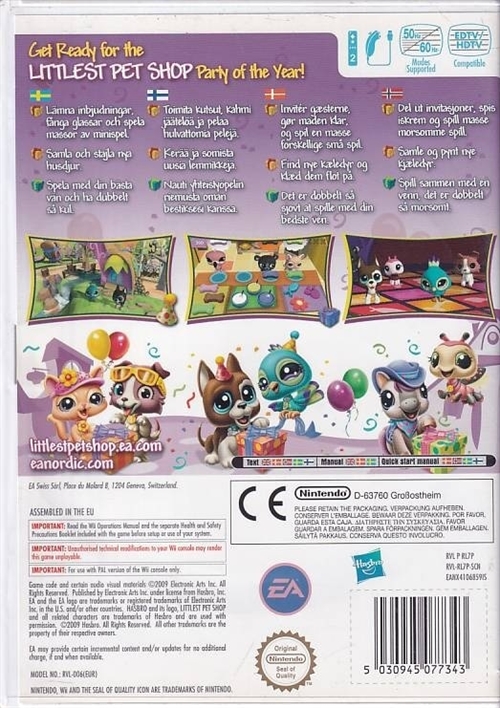 Littlest Pet Shop Friends - Nintendo Wii - (B Grade) (Used)